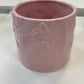 Pink ceramic pot 5” (mother day gift)